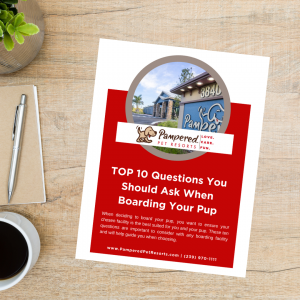 image of boarding questions on desk